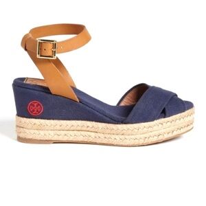 Tory Burch espadrille wedge heel sandals